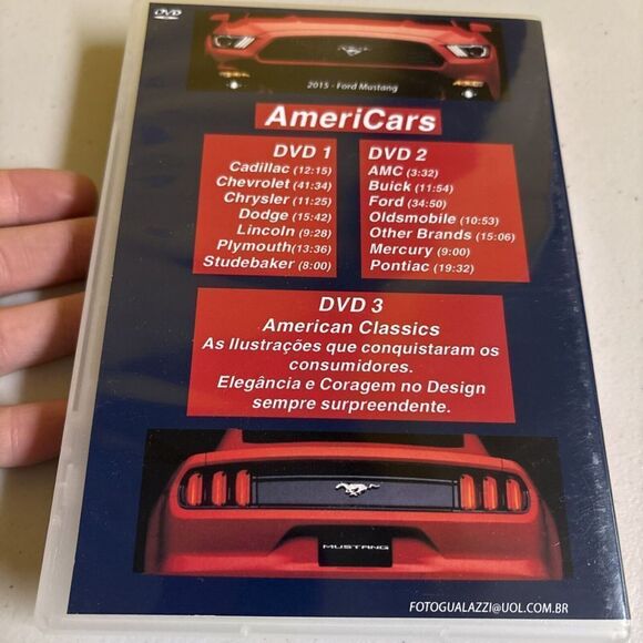 3 DVD Set: Americars: History of the American Car from 1945 Portuguese-English - Picture 2 of 8